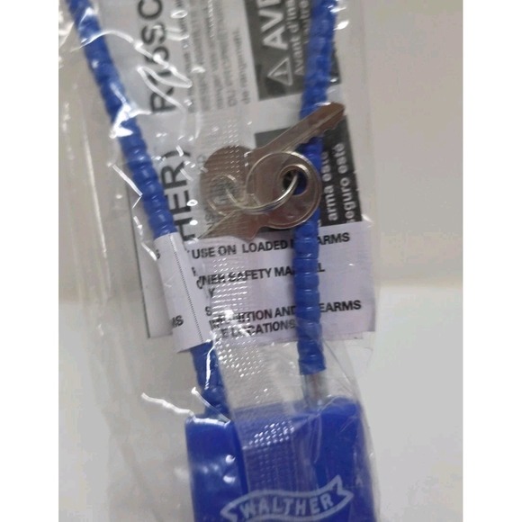 Walther Regal Firearm Gun Safety Cable Lock Brand New R15SC3 15" 2 Keys - Picture 4 of 4